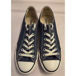 Converse Chuck Taylor All Star Low Top Navy Blue Canvas Sneakers Men’s 5 Women 7